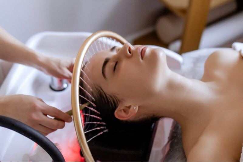 Scalp treatment for guests from Garden City and Nassau County